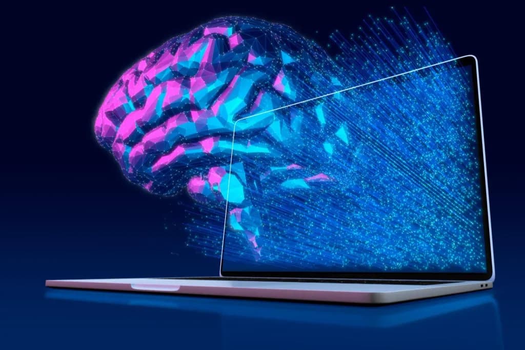 Intelligent Artificial Intelligence solutions, deep learning brain, and business automation software